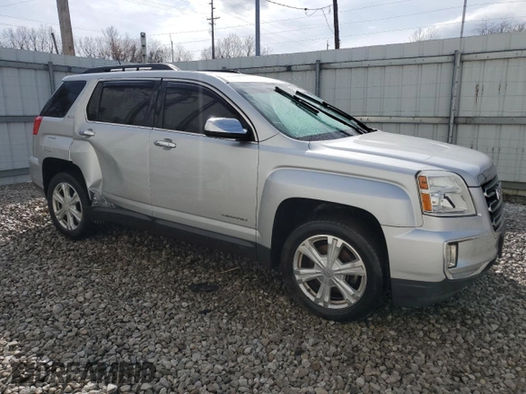 2017 GMC Terrain SLE with VIN 2GKFLNE38H6182975, listed as a Copart auction lot 46817035 with 121,150 mi miles and Clean Title. Bid and sale history available at carsss.com. Image 4.