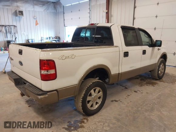 2005 Ford F-150 XLT with VIN 1FTPW14595KF12361, listed as a IAAI auction lot 41851791 with 140,015 mi miles. Bid and sale history available at carsss.com. Image 4.