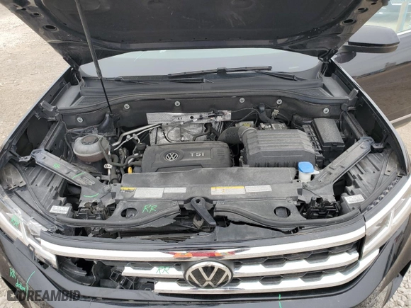 2021 Volkswagen Atlas 2.0T SEL with VIN 1V2BP2CAXMC603447, listed as a Copart auction lot 50500474 with 52,691 mi miles and Salvage Title. Bid and sale history available at carsss.com. Image 12.