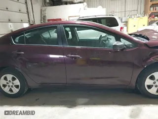 2017 Kia Forte LX with VIN 3KPFK4A78HE129551, listed as a IAAI auction lot 41926331 with 124,285 mi miles. Bid and sale history available at carsss.com. Image 13.