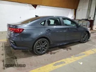 2021 Kia Forte GT-Line with VIN 3KPF34AD5ME273264, listed as a Copart auction lot 58869625 with 32,569 mi miles and Salvage title. Bid and sale history available at DreamBid. Image 3.