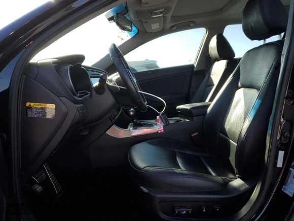 2015 Kia Optima SX Turbo with VIN 5XXGR4A63FG471338, listed as a Copart auction lot 48134875 with 81,358 mi miles and Salvage Title. Bid and sale history available at carsss.com. Image 7.