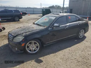 2008 Mercedes-Benz C 350 Sport with VIN WDDGF56X98R030478, listed as a Copart auction lot 48744965 with 181,423 mi miles and Salvage Title. Bid and sale history available at DreamBid. Image 1.