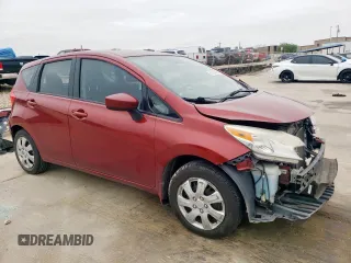 2016 Nissan Note S Plus with VIN 3N1CE2CP0GL365586, listed as a Copart auction lot 51807465 with 108,312 mi miles and Salvage Title. Bid and sale history available at DreamBid. Image 4.