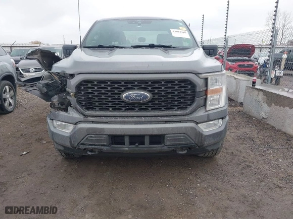 2021 Ford F-150 XL with VIN 1FTEW1EP0MFB69003, listed as a IAAI auction lot 41052589 with 81,716 mi miles. Bid and sale history available at carsss.com. Image 12.