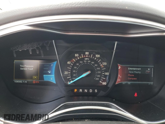 2014 Ford Fusion SE with VIN 1FA6P0H77E5384947, listed as a Copart auction lot 55328115 with 106,582 mi miles and Clean Title. Bid and sale history available at carsss.com. Image 9.