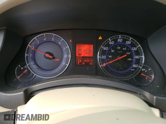 2008 Infiniti EX Journey with VIN JNKAJ09F18M358798, listed as a Copart auction lot 73673904 with 163,075 mi miles and Salvage Title. Bid and sale history available at DreamBid. Image 9.