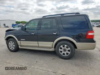 2008 Ford Expedition Eddie Bauer z VIN 1FMFU17598LA80524, wystawiony jako Copart lot #56048805 z przebiegiem 207 990 mil mil oraz Szkoda całkowita • Salvage title. Historia ofert i sprzedaży dostępna na DreamBid. Obrazek 2.