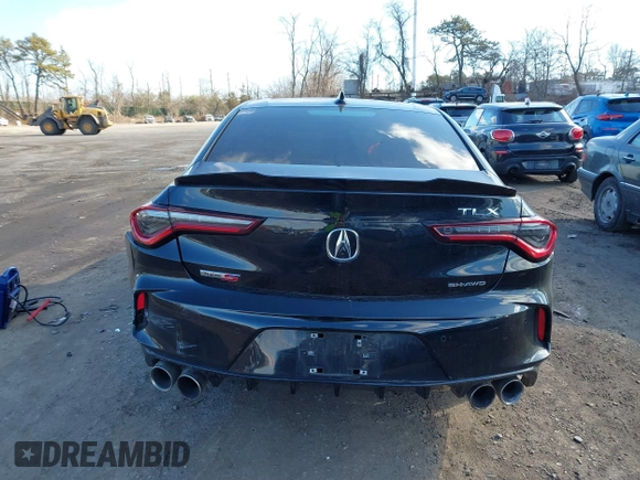 2023 Acura TLX Type S with VIN 19UUB7F06PA003020, listed as a IAAI auction lot 41528461 with 9,328 mi miles. Bid and sale history available at carsss.com. Image 15.