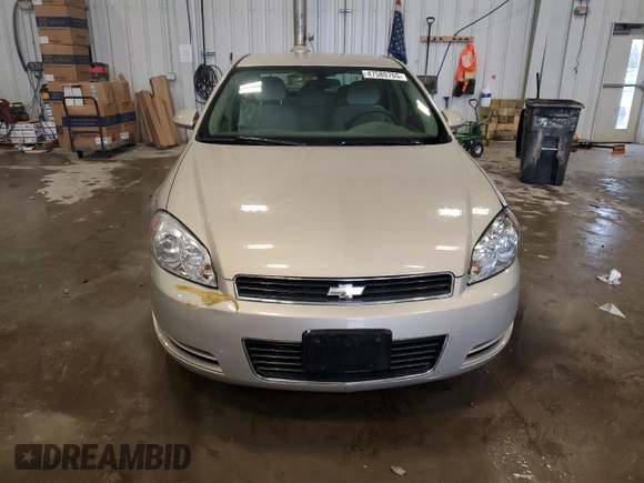 2008 Chevrolet Impala with VIN 2G1WS583X81346274, listed as a Copart auction lot 47580765 with 167,977 mi miles and Clean Title. Bid and sale history available at DreamBid. Image 5.