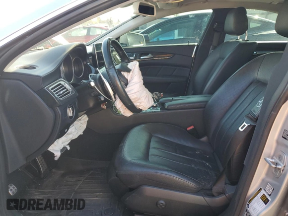 2015 Mercedes-Benz CLS-Class CLS 400 with VIN WDDLJ6HB9FA148000, listed as a Copart auction lot 52300255 with 98,709 mi miles and Salvage Title. Bid and sale history available at carsss.com. Image 7.