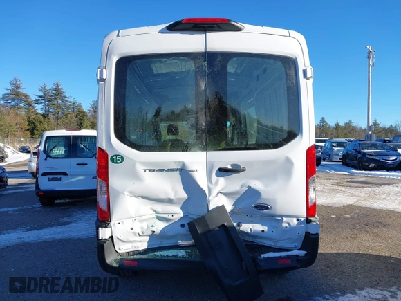 2023 Ford Transit Cargo with VIN 1FTBR1C84PKB27872, listed as a IAAI auction lot 41025498 with 6,710 mi miles and . Bid and sale history available at DreamBid. Image 16.