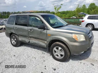 2007 Honda Pilot EX-L with VIN 5FNYF28567B038017, listed as a Copart auction lot 54233425 with 186,712 mi miles and Salvage title. Bid and sale history available at DreamBid. Image 4.