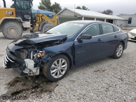 2022 Chevrolet Malibu LT with VIN 1G1ZD5ST6NF131043, listed as a Copart auction lot 43998415 with 56,383 mi miles and Salvage Title. Bid and sale history available at carsss.com. Image 1.