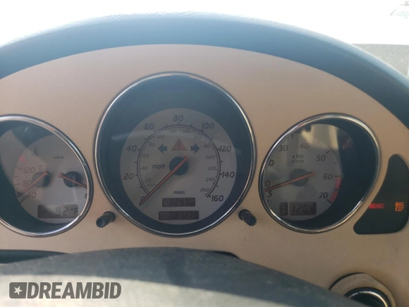 2003 Mercedes-Benz SLK 320 with VIN WDBKK65F43F284008, listed as a Copart auction lot 61010215 with 81,179 mi miles and Clean title. Bid and sale history available at DreamBid. Image 9.