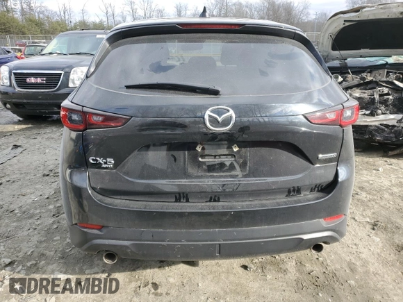 2023 Mazda CX-5 2.5 S Preferred Package with VIN JM3KFBCM1P0144319, listed as a Copart auction lot 46259695 with 34,642 mi miles and Salvage Title. Bid and sale history available at carsss.com. Image 6.