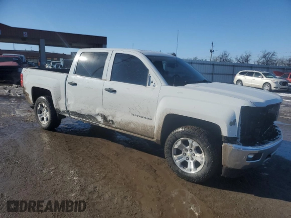 2014 Chevrolet Silverado 1500 LT with VIN 3GCUKREC4EG326339, listed as a Copart auction lot 46439135 with 177,194 mi miles and Salvage Title. Bid and sale history available at DreamBid. Image 4.