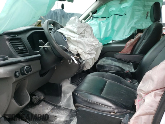 2020 Ford Transit Cargo with VIN 1FTBR1C85LKB10797, listed as a Copart auction lot 50422234 with 123,273 mi miles and Salvage Title. Bid and sale history available at DreamBid. Image 7.