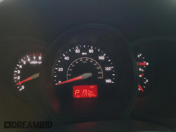 2016 Kia Rio LX with VIN KNADM4A38G6678540, listed as a Copart auction lot 72779604 with 117,754 mi miles and Salvage Title. Bid and sale history available at DreamBid. Image 9.