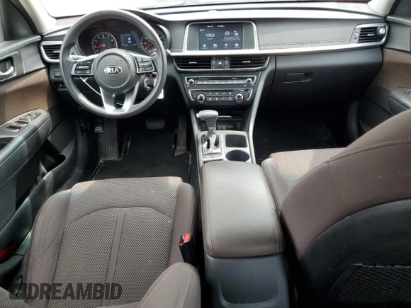 2019 Kia Optima LX z VIN 5XXGT4L38KG308568, wystawiony jako Copart lot #57218295 z przebiegiem 71 963 mil mil oraz Szkoda całkowita • Salvage title. Historia ofert i sprzedaży dostępna na DreamBid. Obrazek 8.
