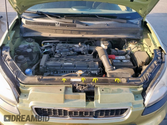 2010 Kia Soul + with VIN KNDJT2A25A7177174, listed as a Copart auction lot 52167295 with 86,752 mi miles and Salvage Title. Bid and sale history available at DreamBid. Image 12.
