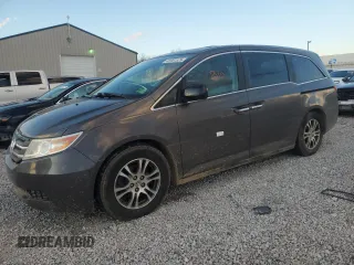 2013 Honda Odyssey EX-L with VIN 5FNRL5H61DB088519, listed as a Copart auction lot 46987625 with 190,882 mi miles and Salvage Title. Bid and sale history available at carsss.com. Image 1.