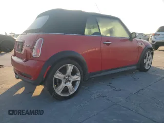 2008 MINI Convertible S with VIN WMWRH33538TL97428, listed as a Copart auction lot 87307084 with Not provided miles and Clean title. Bid and sale history available at DreamBid. Image 3.