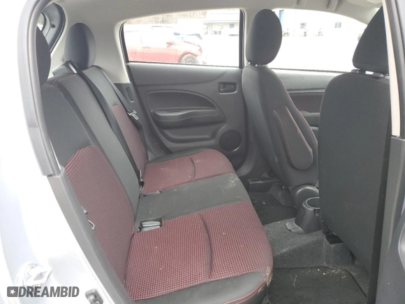 2024 Mitsubishi Mirage Black Edition with VIN ML32AWHJ2RH003635, listed as a Copart auction lot 45268355 with 12685 miles and Salvage Title. Bid and sale history available at carsss.com. Image 10.