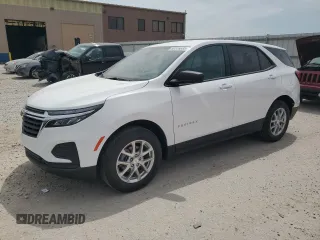 2023 Chevrolet Equinox LS with VIN 3GNAXSEG5PL198175, listed as a Copart auction lot 60516655 with 47,626 mi miles and Salvage title. Bid and sale history available at DreamBid. Image 1.