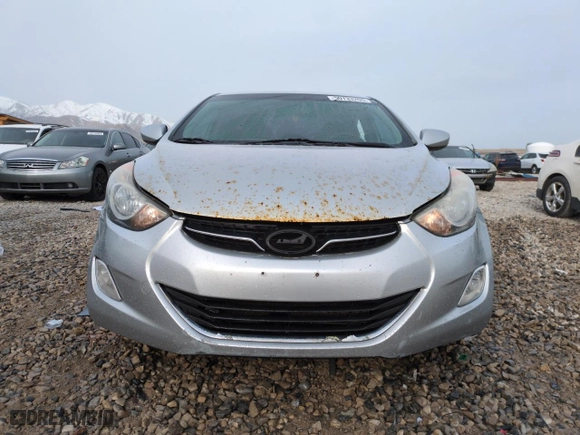 2012 Hyundai Elantra GLS PZEV with VIN 5NPDH4AE6CH082187, listed as a Copart auction lot 50733205 with 124,521 mi miles and Salvage Title. Bid and sale history available at carsss.com. Image 5.