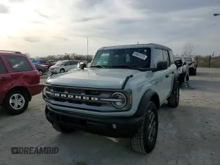 2024 Ford Bronco Big Bend с VIN 1FMDE7BH4RLB08451, выставлен на аукционе Copart как лот 49607475 с пробегом 3 569 миль миль и Списание • Salvage title. История ставок и продаж доступна на DreamBid. Изображение 12.