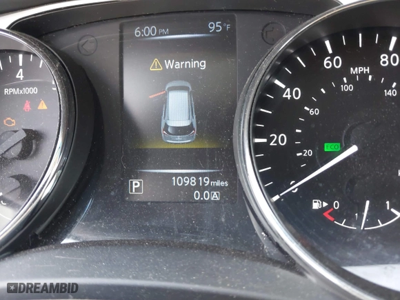 2015 Nissan Rogue S with VIN 5N1AT2MT8FC862381, listed as a IAAI auction lot 41784859 with 109,819 mi miles. Bid and sale history available at carsss.com. Image 7.