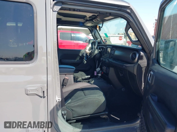 2020 Jeep Wrangler Unlimited Sport S with VIN 1C4HJXDN9LW223055, listed as a IAAI auction lot 41975355 with 61,349 mi miles and . Bid and sale history available at DreamBid. Image 5.