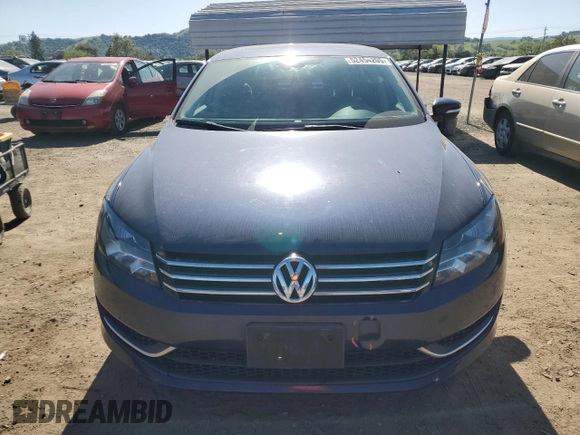 2013 Volkswagen Passat SE w/Sunroof with VIN 1VWBP7A39DC020674, listed as a Copart auction lot 52454205 with 121,897 mi miles and Salvage Title. Bid and sale history available at carsss.com. Image 5.