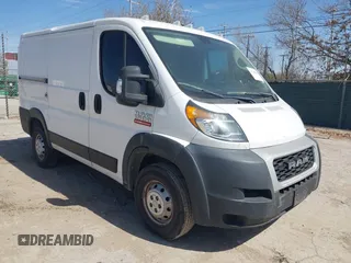 2019 Ram ProMaster Cargo with VIN 3C6TRVNGXKE555139, listed as a IAAI auction lot 41740544 with 215,011 mi miles and . Bid and sale history available at DreamBid. Image 1.