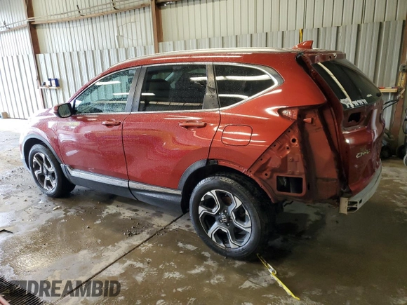 2018 Honda CR-V Touring with VIN 5J6RW2H92JL035850, listed as a Copart auction lot 62486175 with 74,612 mi miles and Salvage title. Bid and sale history available at DreamBid. Image 2.