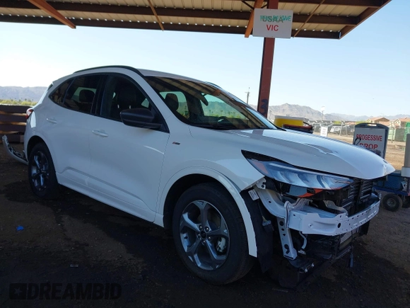 2024 Ford Escape ST-Line with VIN 1FMCU0MN2RUA68650, listed as a IAAI auction lot 41965125 with 13,036 mi miles and . Bid and sale history available at DreamBid. Image 1.