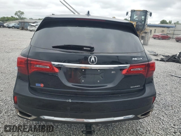 2020 Acura MDX with VIN 5J8YD4H33LL045533, listed as a Copart auction lot 59748405 with 41,649 mi miles and Salvage title. Bid and sale history available at DreamBid. Image 6.