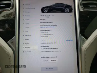 2016 Tesla Model S 70 with VIN 5YJSA1E16GF148517, listed as a Copart auction lot 52163195 with 179,172 mi miles and Salvage title. Bid and sale history available at DreamBid. Image 9.
