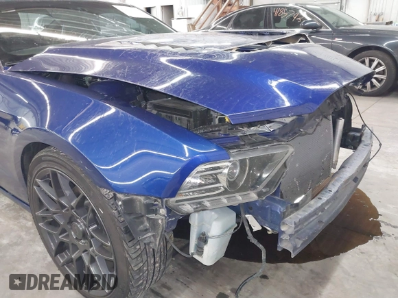 2013 Ford Mustang GT with VIN 1ZVBP8CF1D5284621, listed as a IAAI auction lot 41874578 with 89,617 mi miles and . Bid and sale history available at DreamBid. Image 6.