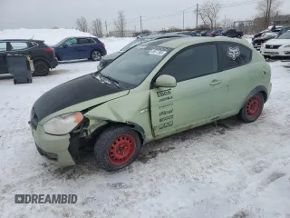 2010 Hyundai Accent L with VIN KMHCN3BC2AU166579, listed as a Copart auction lot 45977305 with 326,884 mi miles and Salvage Title. Bid and sale history available at carsss.com. Image 1.