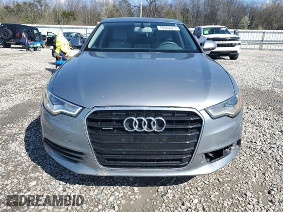 2012 Audi A6 3.0T Premium Plus with VIN WAUGGAFC6CN094472, listed as a Copart auction lot 49060025 with 111,031 mi miles and Salvage Title. Bid and sale history available at carsss.com. Image 5.