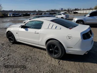 2013 Ford Mustang V6 with VIN 1ZVBP8AM5D5275180, listed as a Copart auction lot 50885915 with 129,247 mi miles and Salvage Title. Bid and sale history available at carsss.com. Image 2.