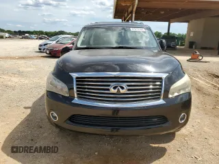 2011 Infiniti QX56 7-passenger with VIN JN8AZ2NE9B9005601, listed as a Copart auction lot 57013744 with 223,590 mi miles and Clean Title. Bid and sale history available at carsss.com. Image 5.