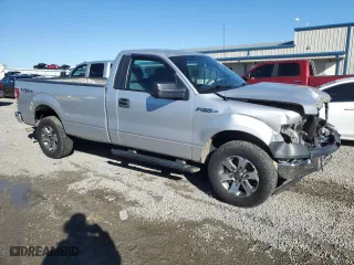 2013 Ford F-150 XL with VIN 1FTNF1EF0DKG19621, listed as a Copart auction lot 46440935 with 202,828 mi miles and Salvage Title. Bid and sale history available at carsss.com. Image 4.