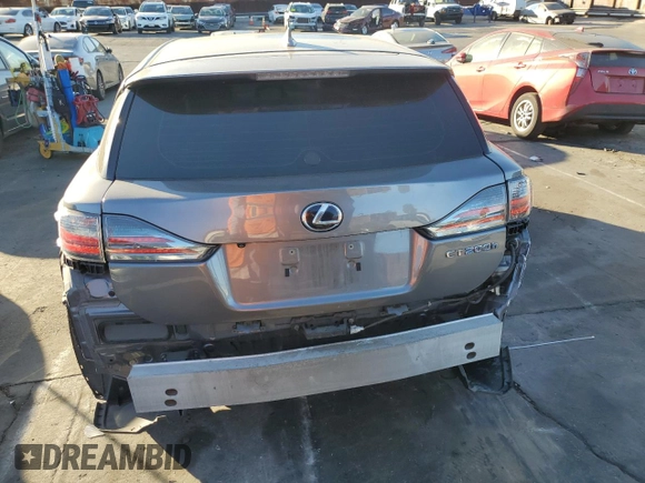 2017 Lexus CT with VIN JTHKD5BH4H2284941, listed as a Copart auction lot 85061064 with 74,492 mi miles and Salvage Title. Bid and sale history available at carsss.com. Image 6.