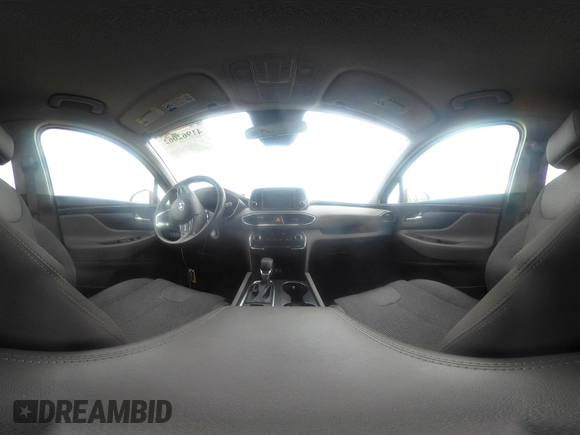 2019 Hyundai Santa Fe SE with VIN 5NMS2CAD5KH053852, listed as a IAAI auction lot 41962062 with 127,177 mi miles. Bid and sale history available at carsss.com. Image 18.