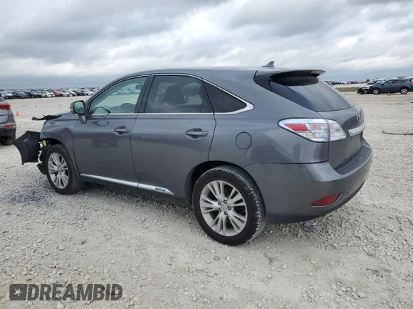 2012 Lexus RX 450h with VIN JTJZB1BA5C2006346, listed as a Copart auction lot 86299484 with 160,696 mi miles and Salvage title. Bid and sale history available at DreamBid. Image 2.