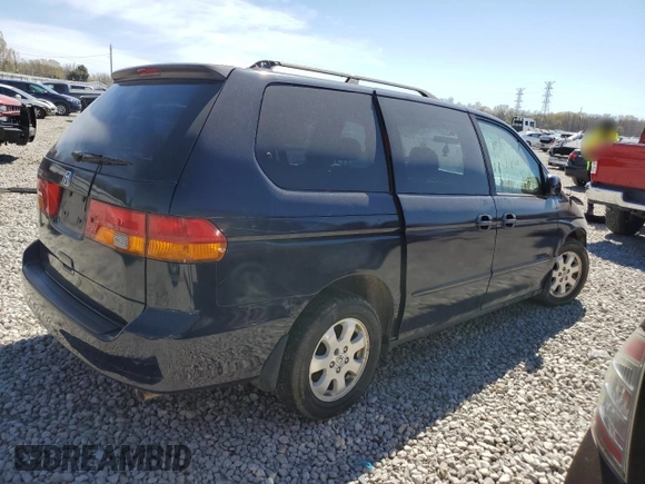 2004 Honda Odyssey EX-L z VIN 5FNRL18004B006350, wystawiony jako Copart lot #50289685 z przebiegiem 241 502 mil mil oraz Szkoda całkowita • Salvage title. Historia ofert i sprzedaży dostępna na DreamBid. Obrazek 3.