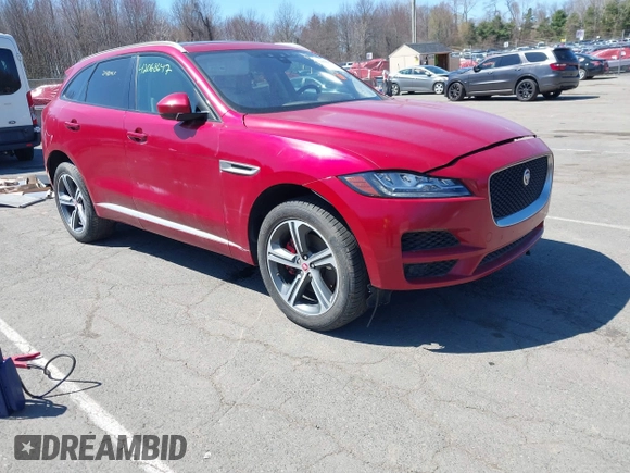 2018 Jaguar F-Pace S z VIN SADCM2FV6JA297985, wystawiony jako IAAI lot #42068647 z przebiegiem 40 521 mil mil oraz . Historia ofert i sprzedaży dostępna na DreamBid. Obrazek 1.